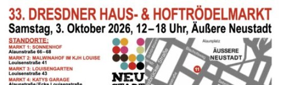33. Dresdner Haus- und Hof-Trödelmarkt